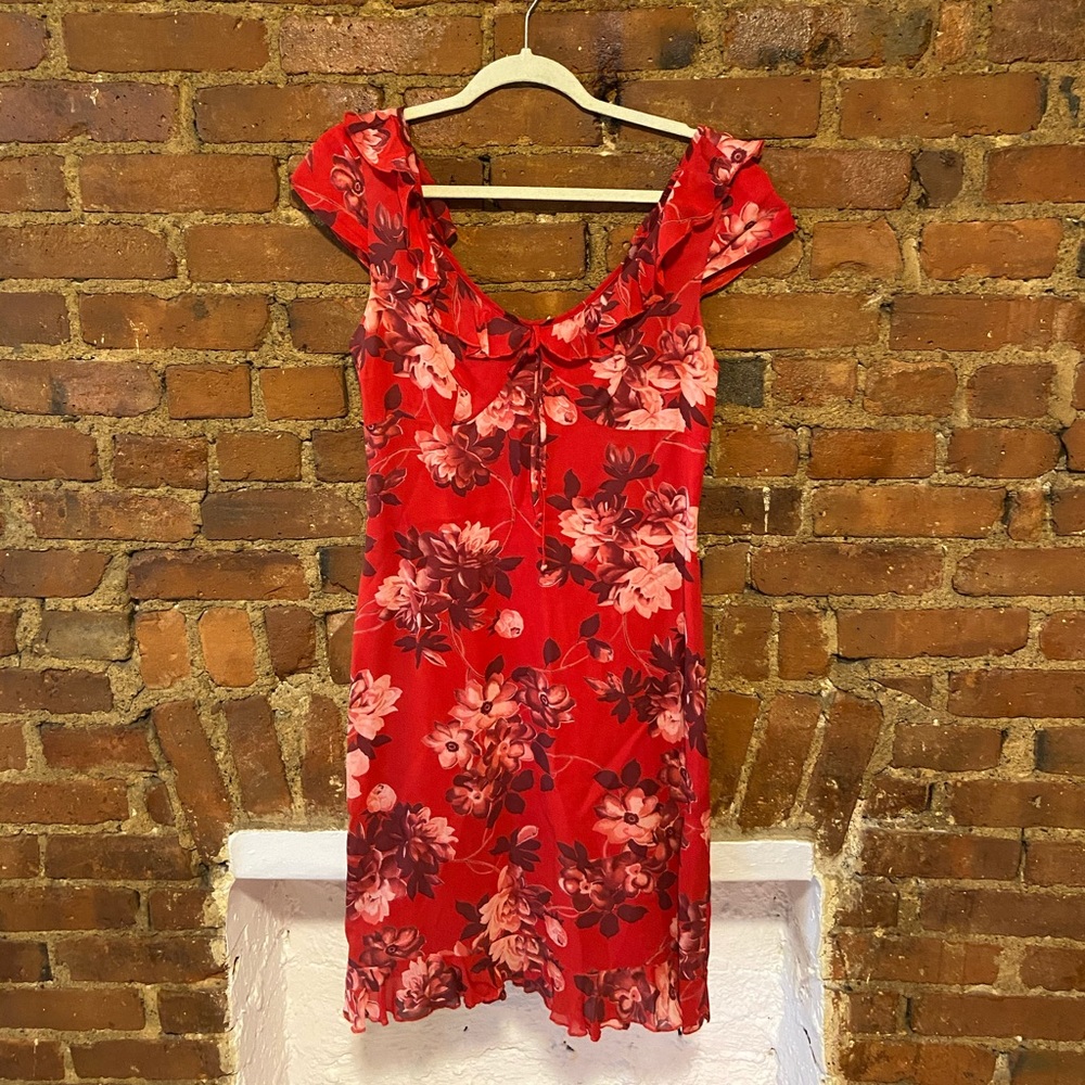 Beautiful vintage Hugo Buscati Floral Dress